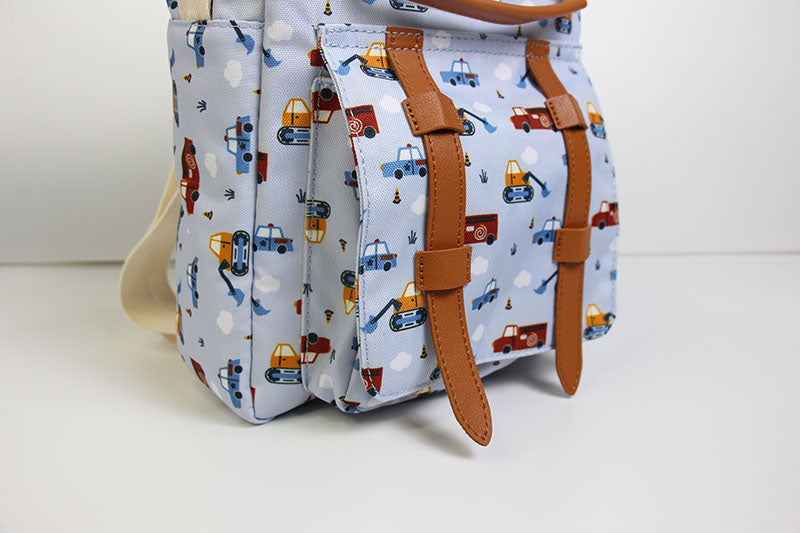 Kinderrucksack EliNik Fahrzeuge v2