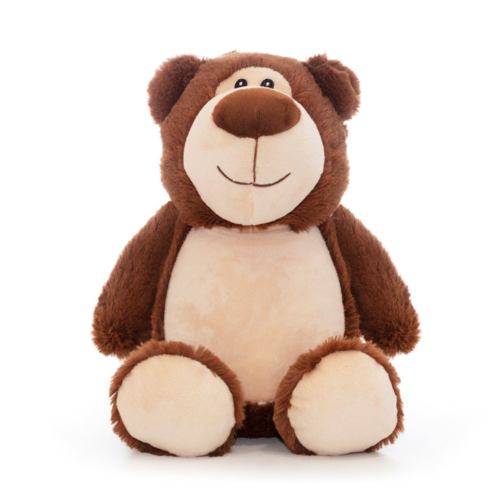 Kuscheltier mit Namen-Bär Dunkel