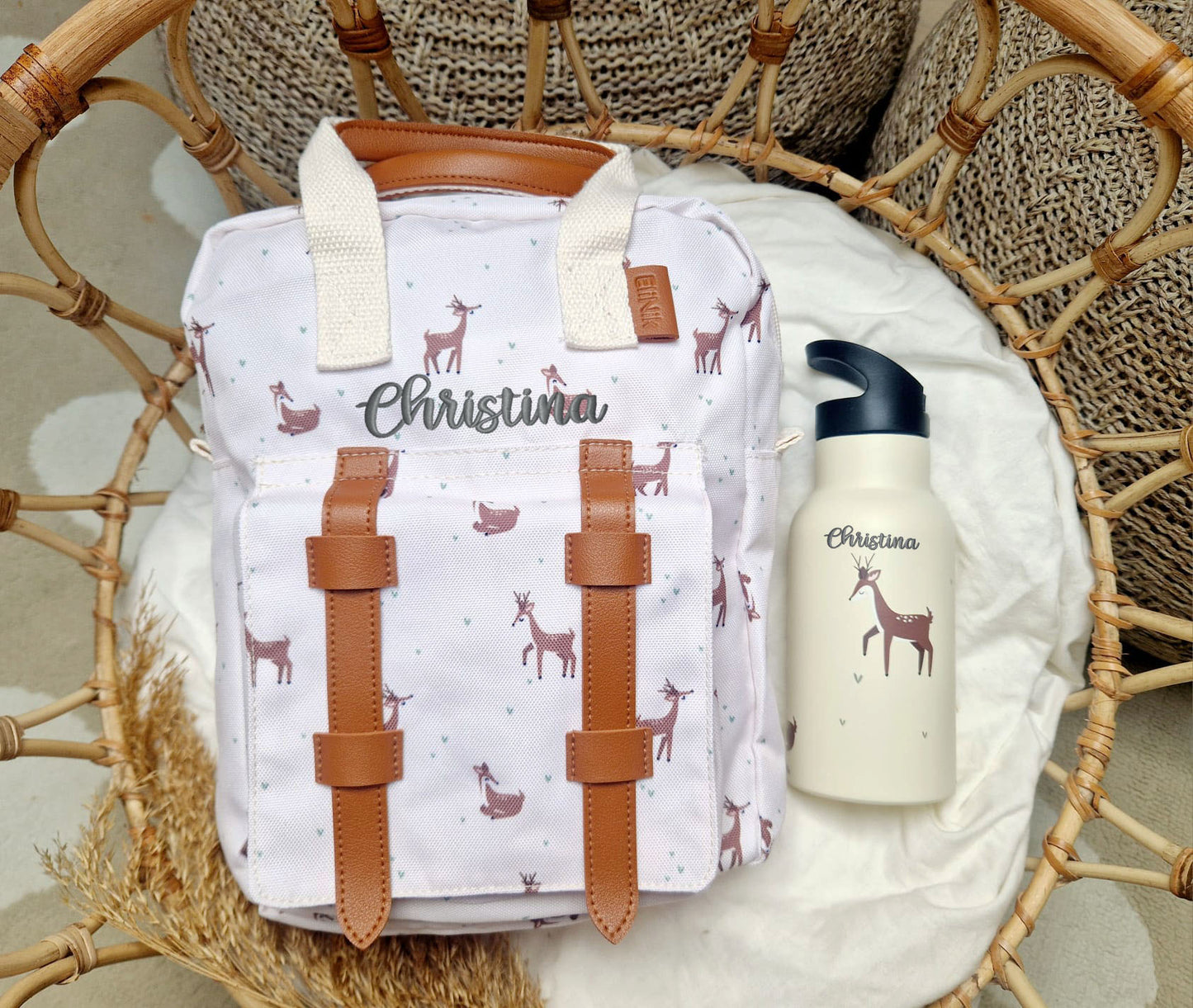 Kinderrucksack mit Namen – personalisierter EliNik Rucksack
