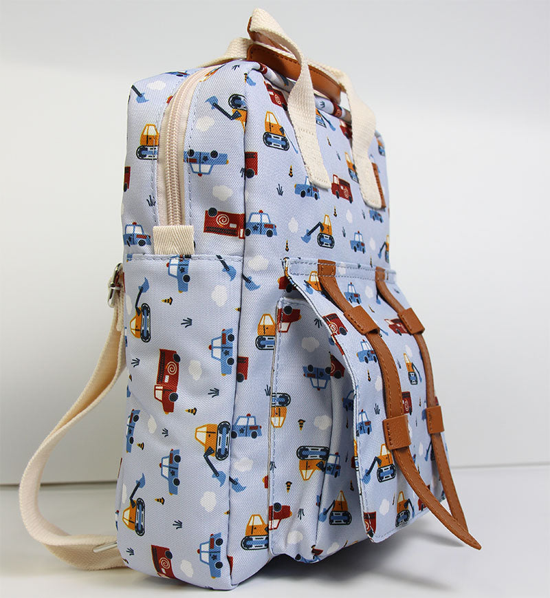 Kinderrucksack EliNik Fahrzeuge v2