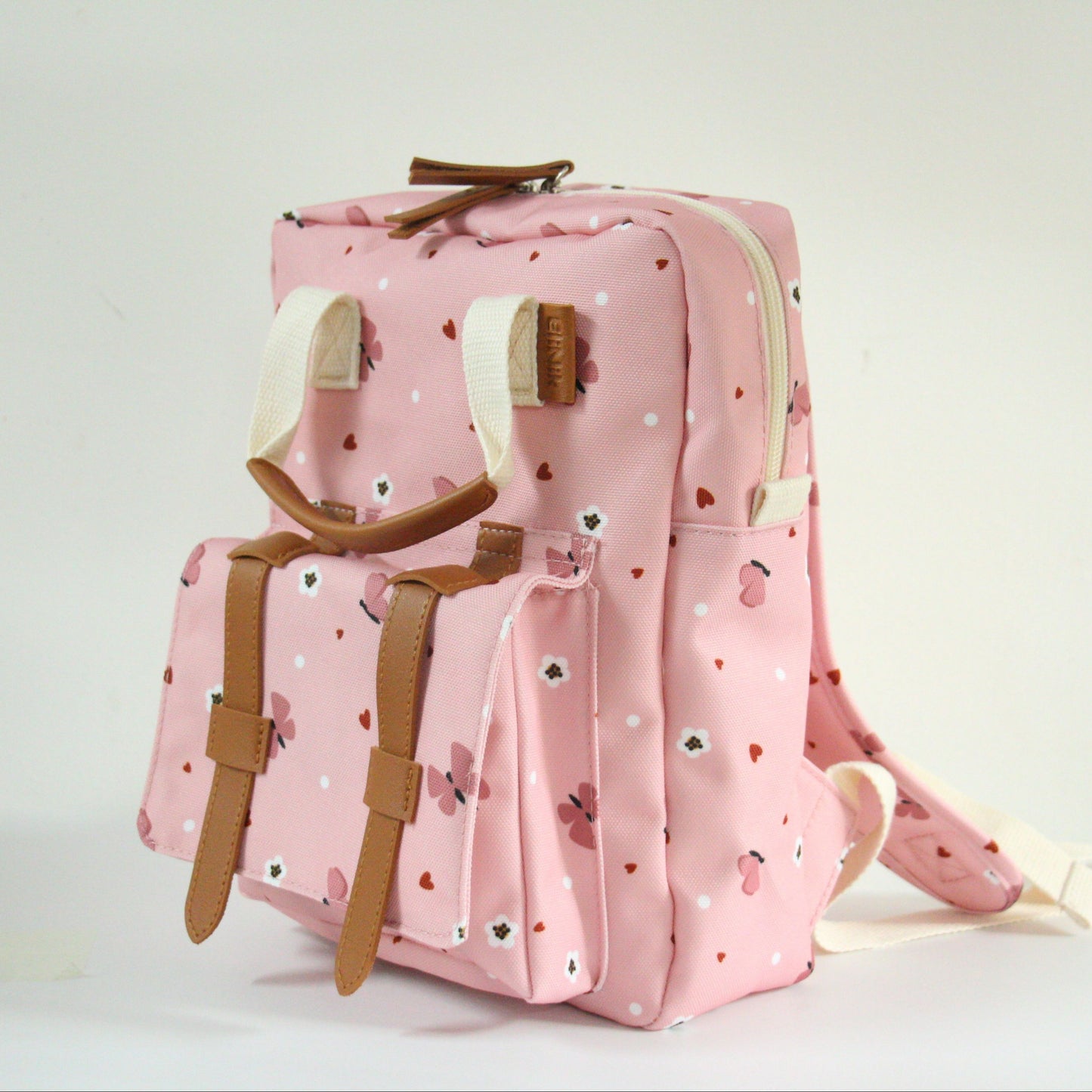 Kindergartenrucksack mit Brustgurt und Namen - Schmetterling
