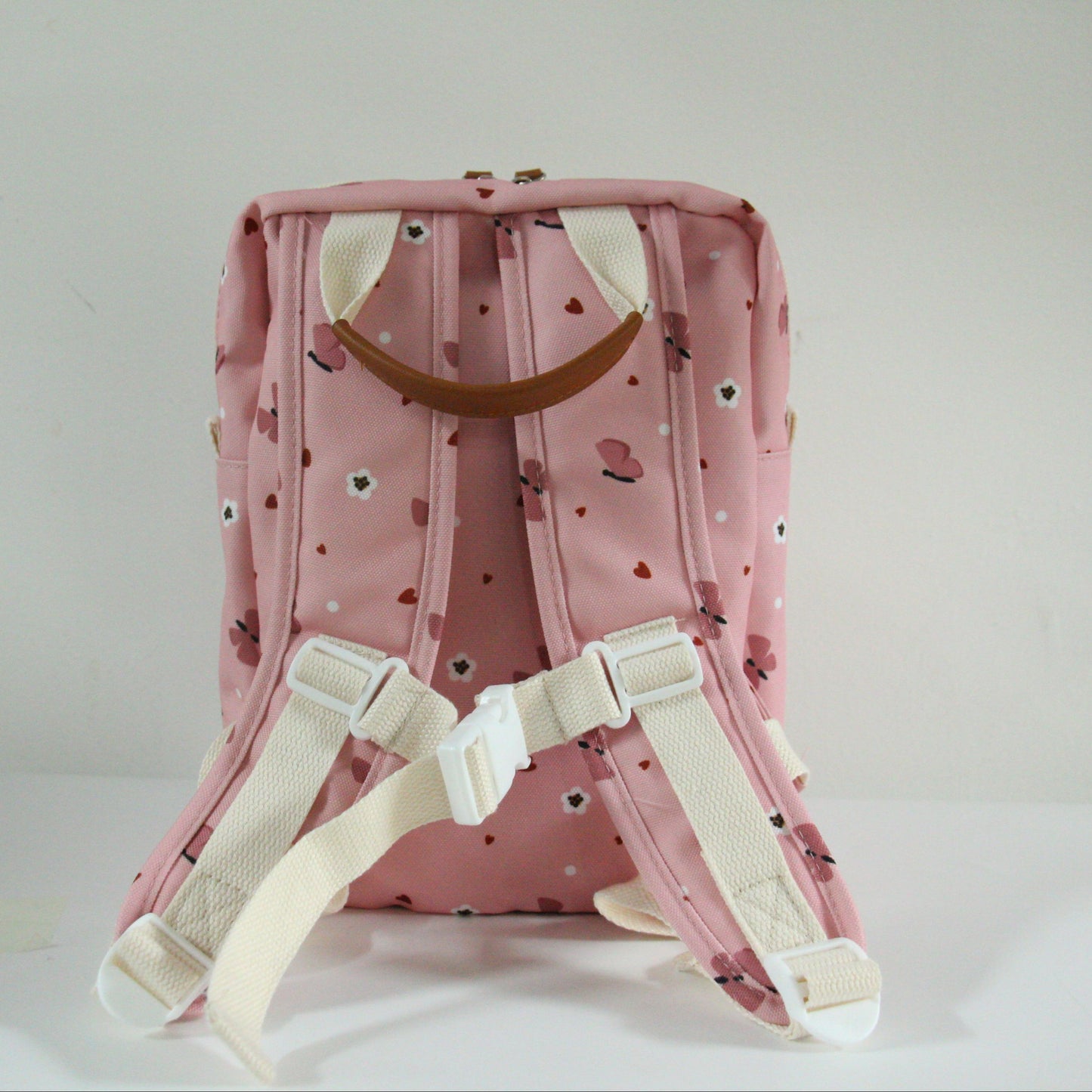 Kindergartenrucksack mit Brustgurt und Namen - Schmetterling