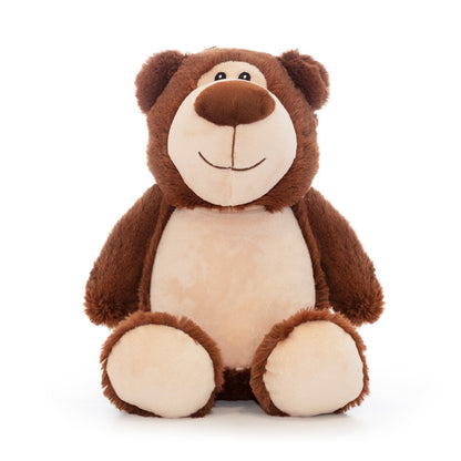 Kuscheltier mit Namen-Bär Dunkel