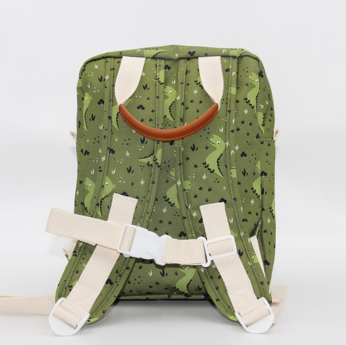 Kindergartenrucksack mit Brustgurt und Namen - Dinosaurier