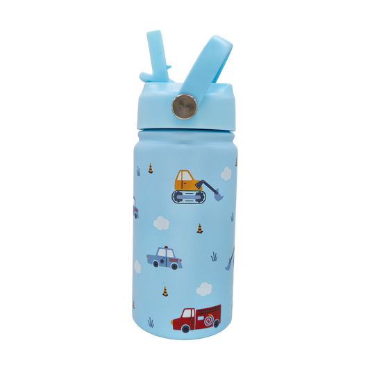EliNik© Kindertrinkflasche EliNik 350ml- Autos
