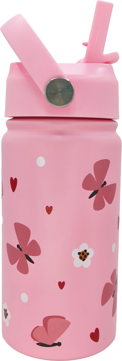 EliNik© Kindertrinkflasche EliNik 350ml- Schmetterling