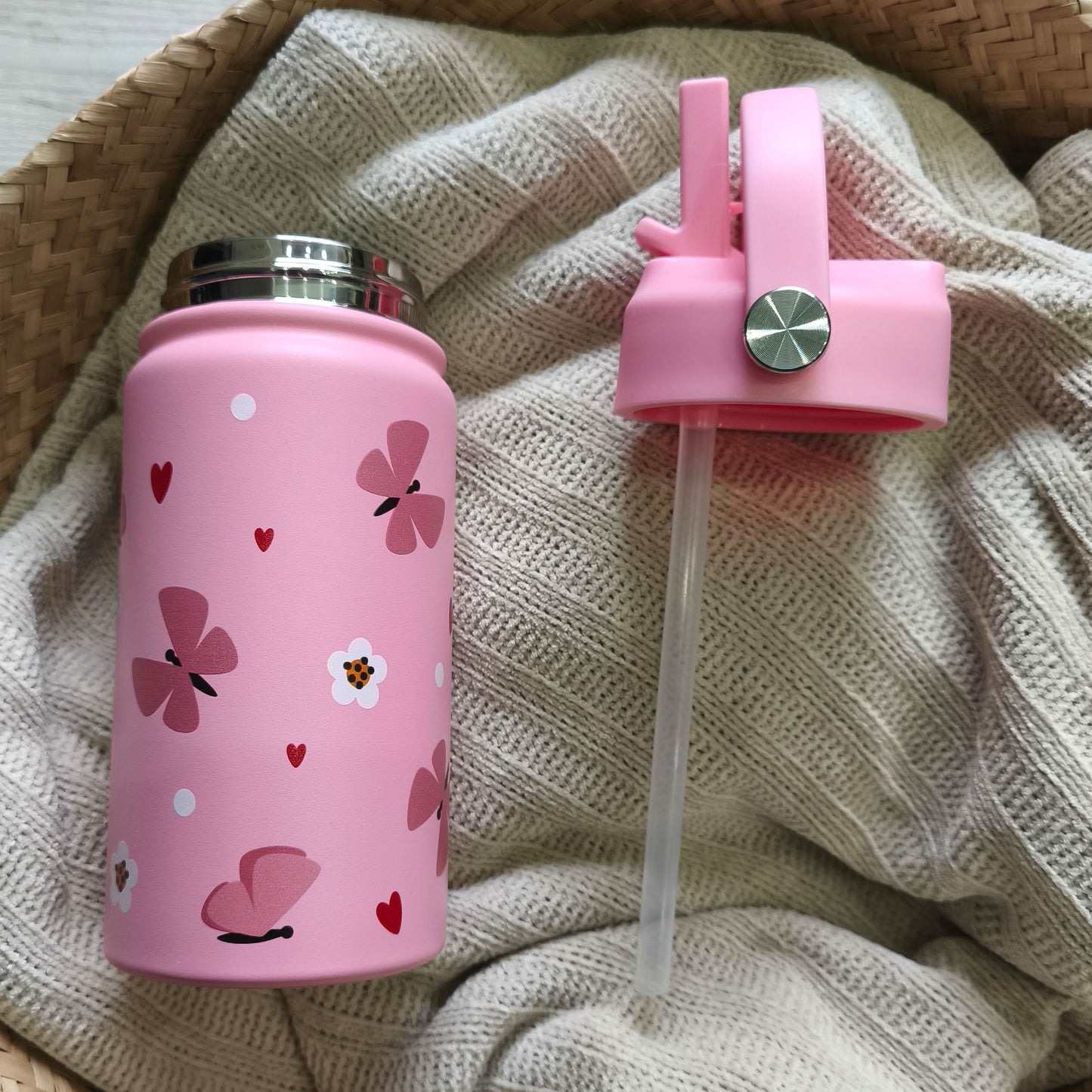 EliNik© Kindertrinkflasche EliNik 350ml- Schmetterling