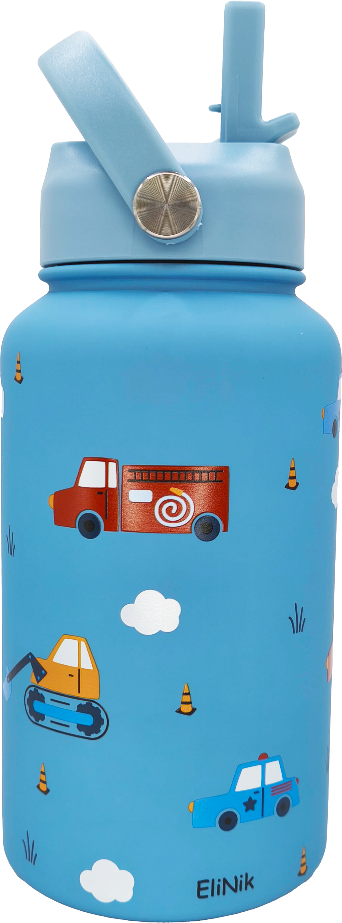 EliNik© Kindertrinkflasche EliNik 650ml- Autos