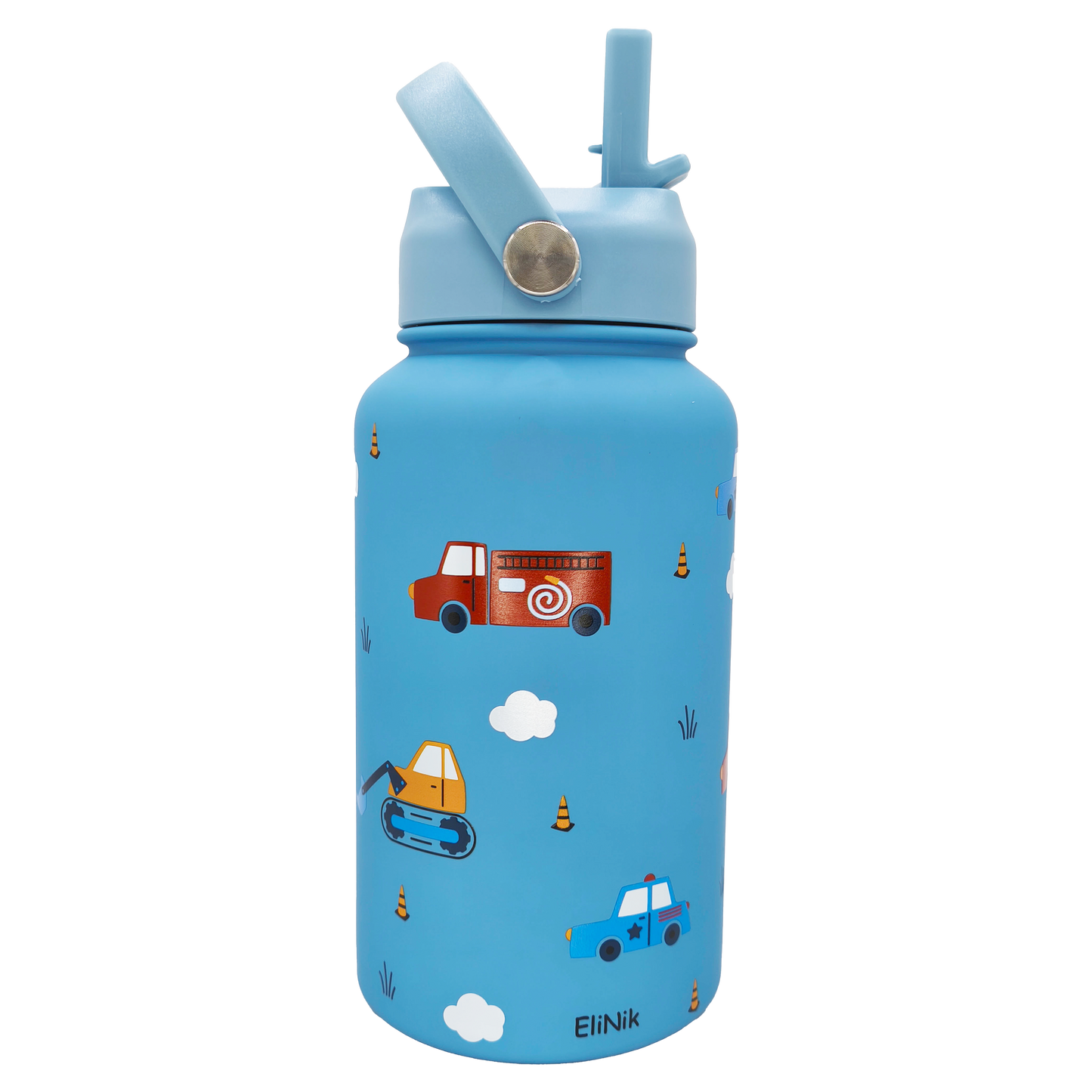 EliNik© Kindertrinkflasche EliNik 650ml- Autos