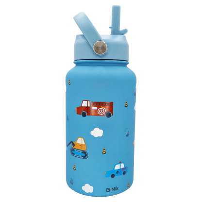 EliNik© Kindertrinkflasche EliNik 650ml- Autos