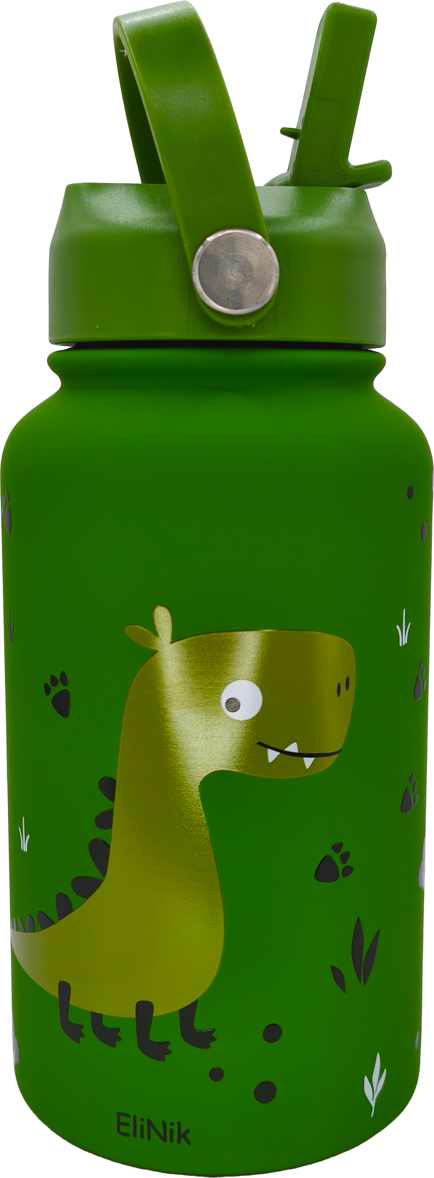 Kindertrinkflasche EliNik 650ml- Dino grün