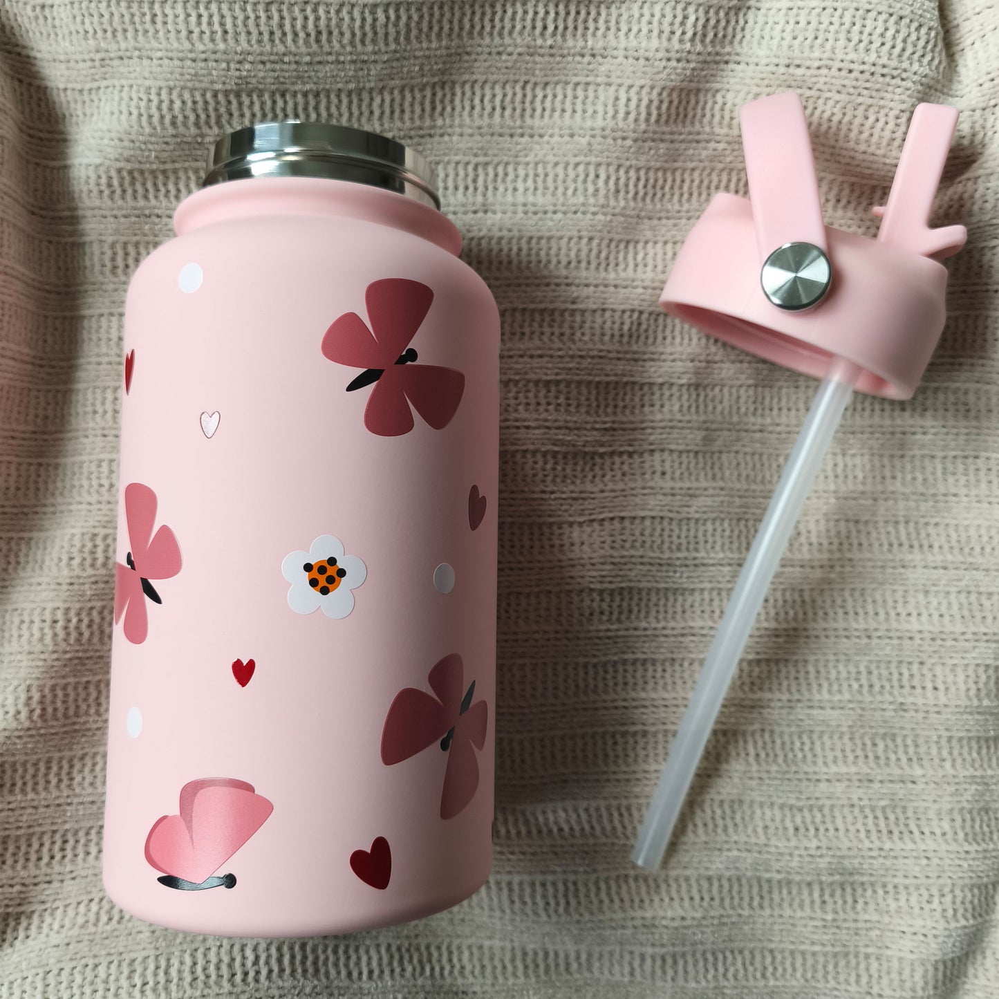 EliNik© Kindertrinkflasche EliNik 650ml- Schmetterling