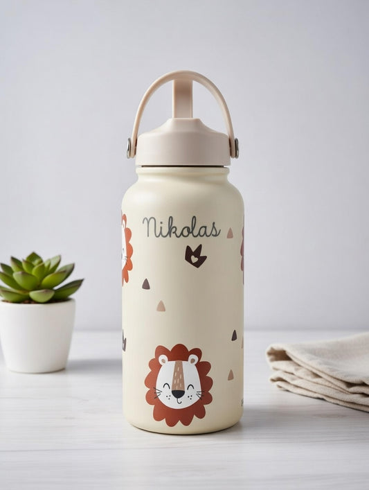 EliNik© Kindertrinkflasche EliNik 650ml- Löwe
