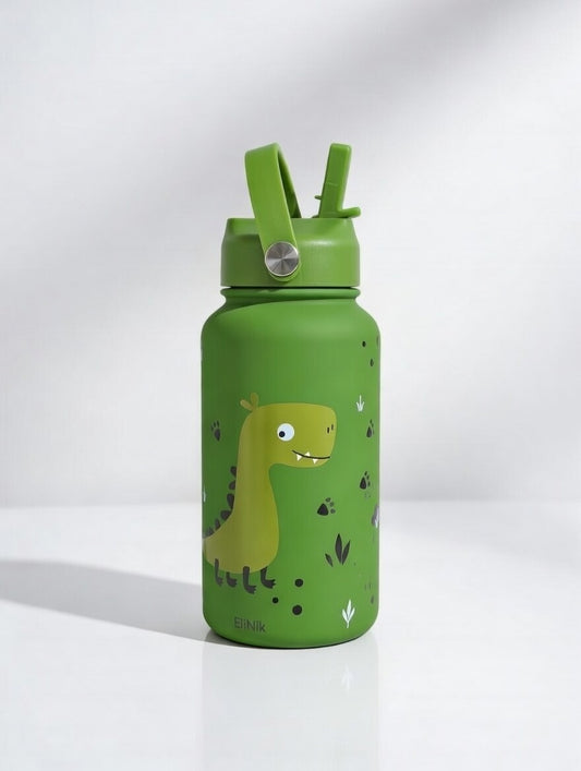 EliNik© Kindertrinkflasche EliNik 650ml- Dino grün